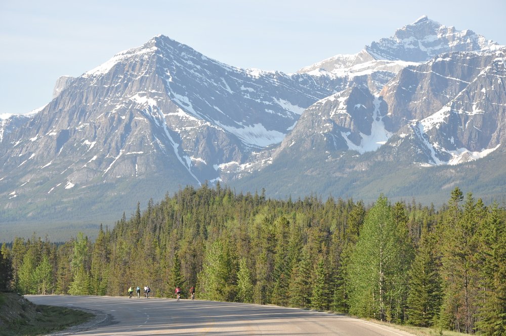 Feel humbled by the surrounding mountain peaks