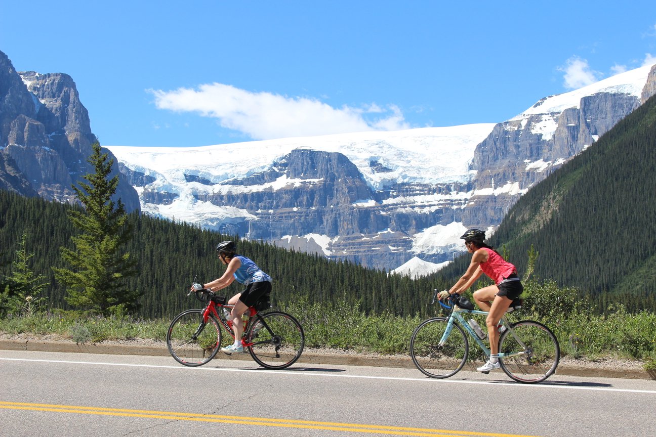 Ride past ancient glaciers