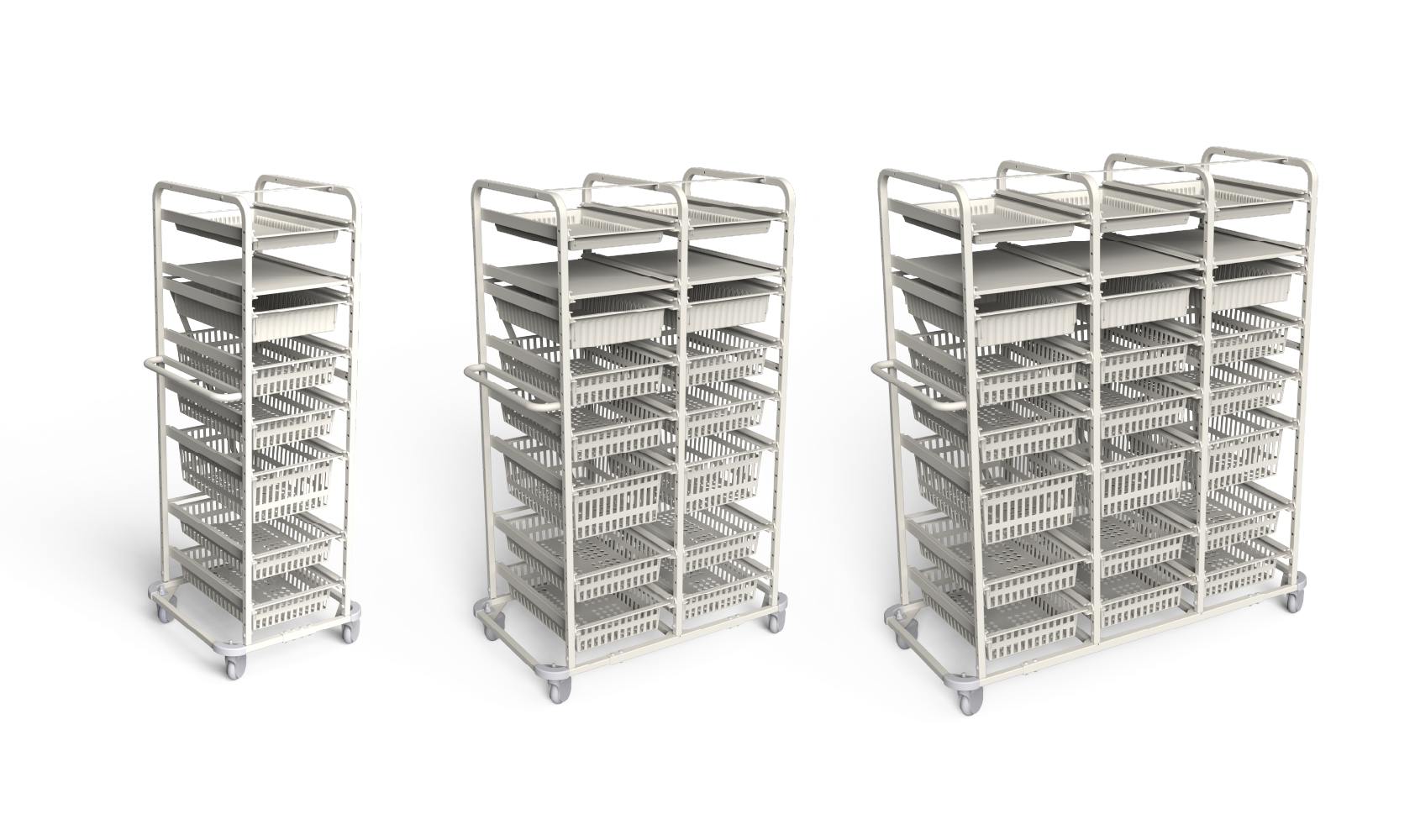 UNICAS UT60 restock and specialty supply trolleys