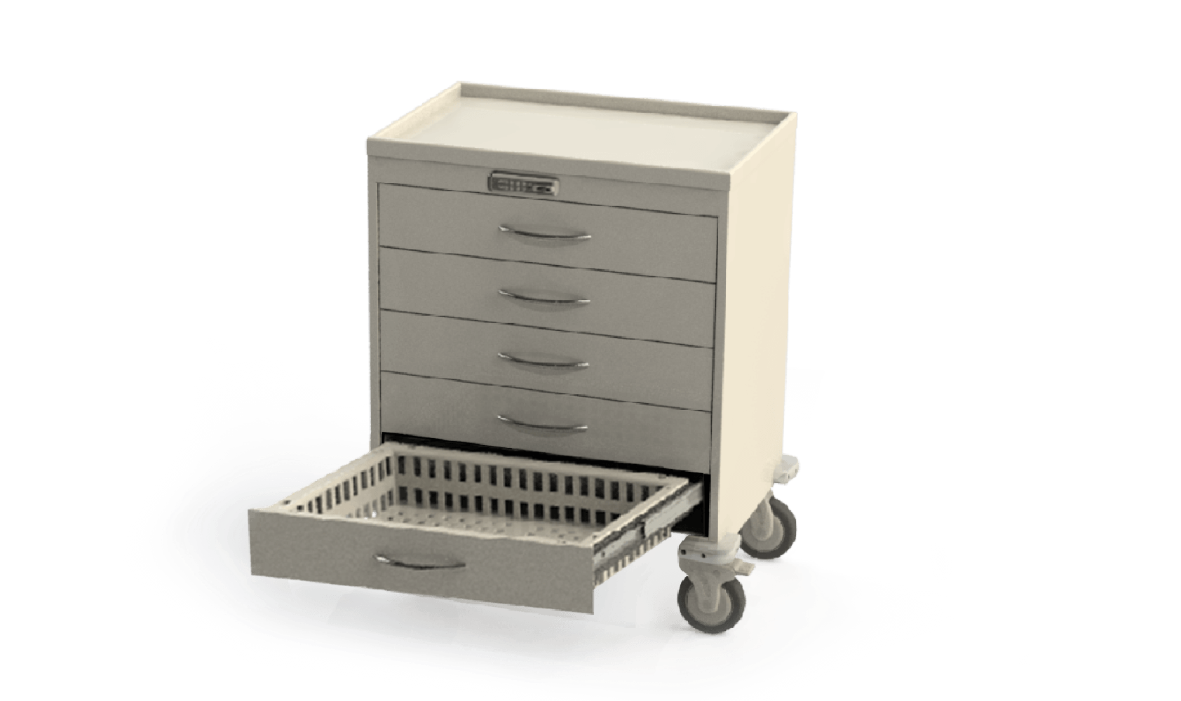 Short medical procedure cart TKPS0500-B