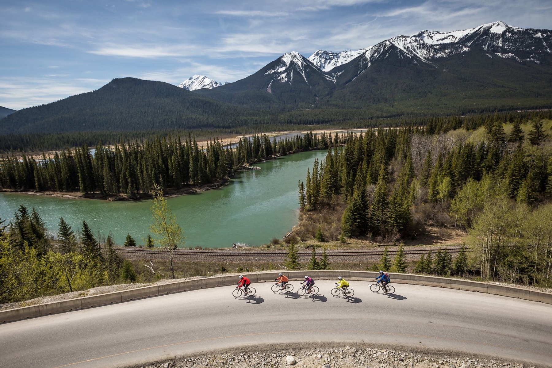 Ride along some quiet backroads, Bow Valley Parkway