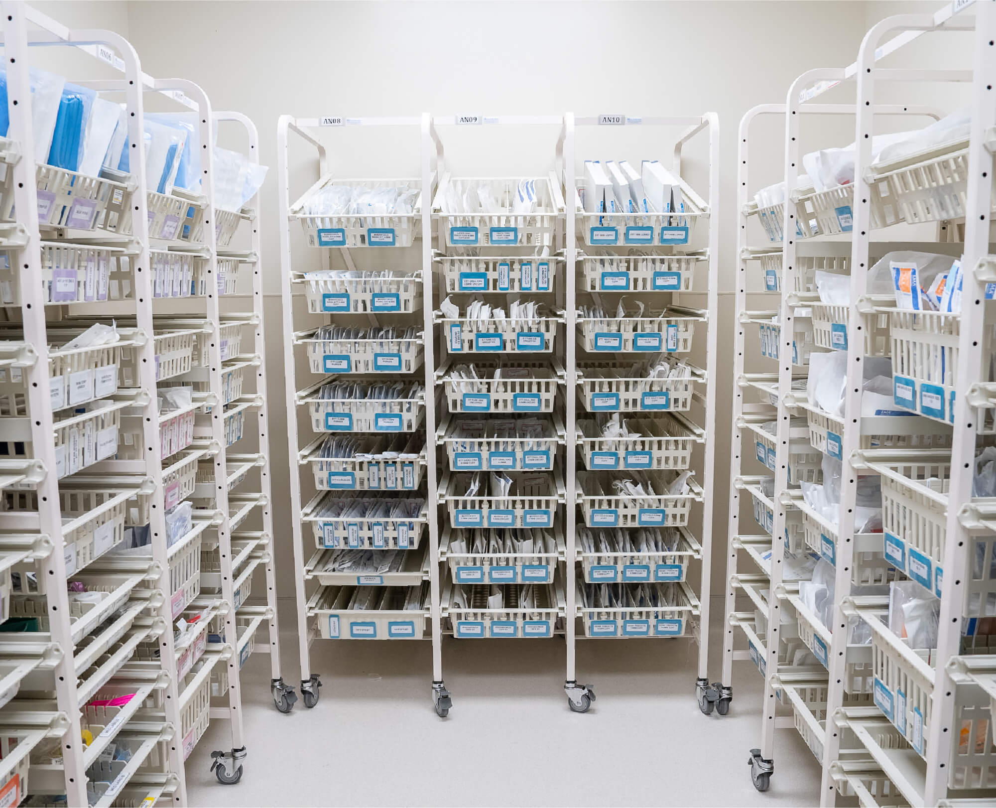 UNICAS storage solutions engineered for acute-care settings