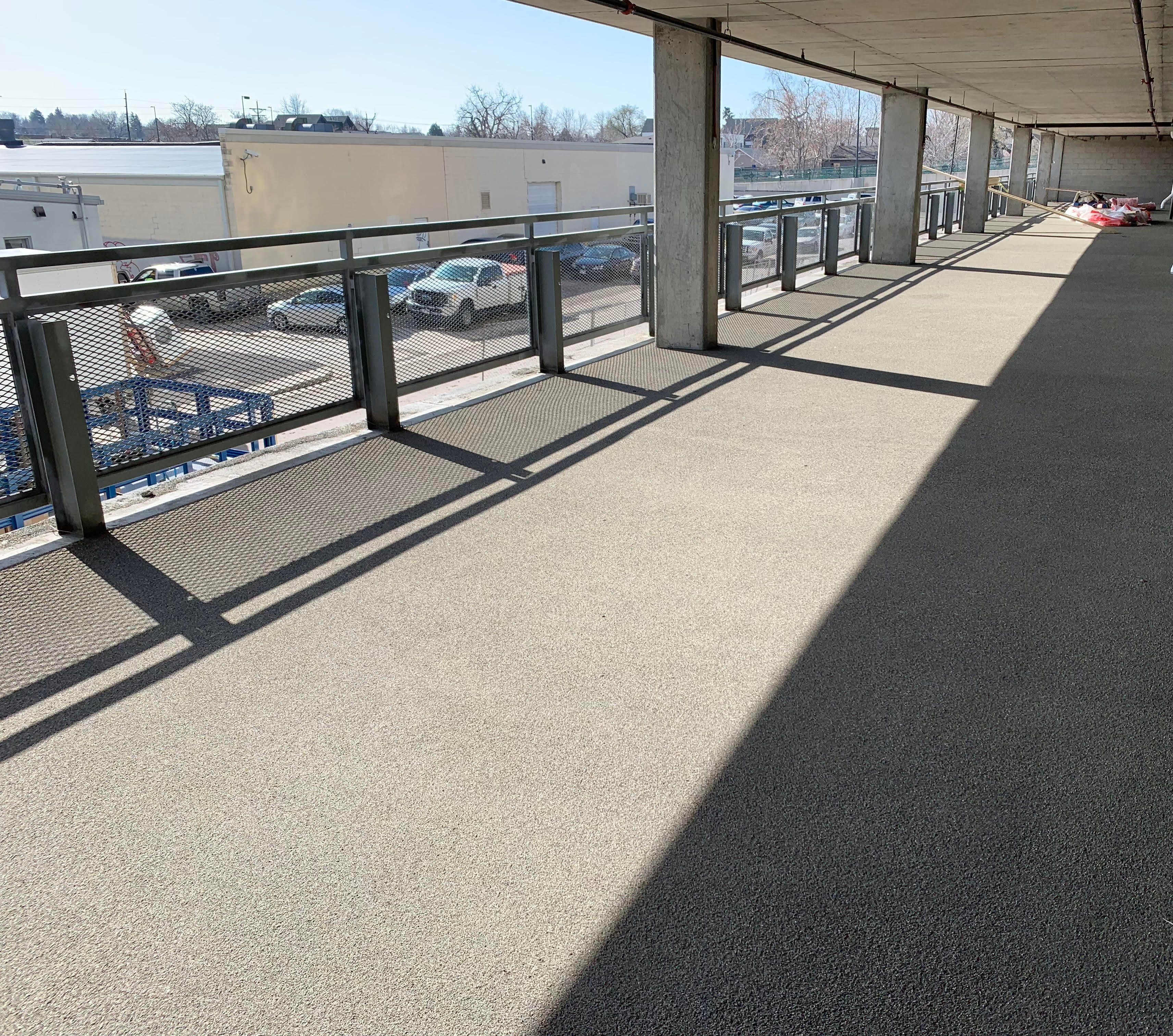 Assessing concrete deterioration on a parking structure