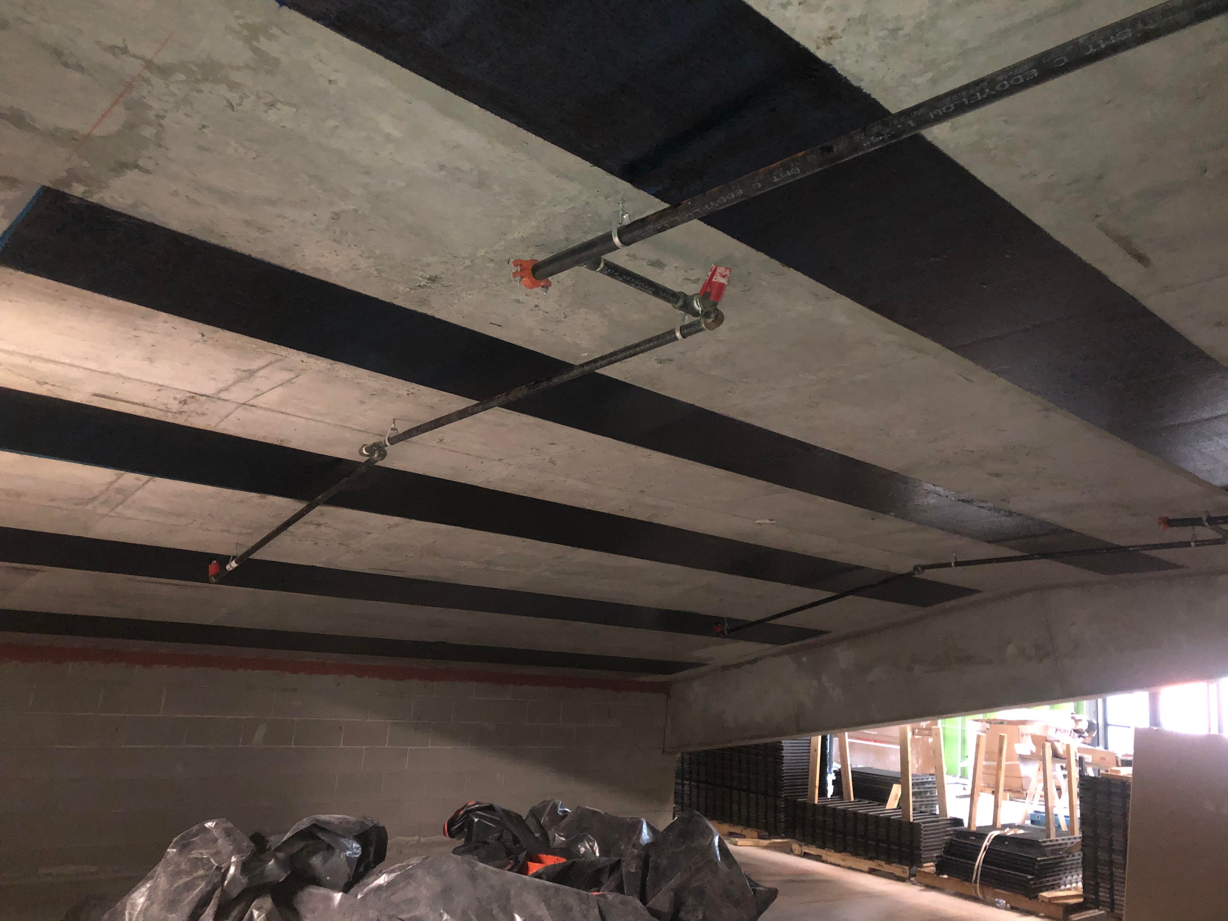 Carbon fiber reinforced concrete