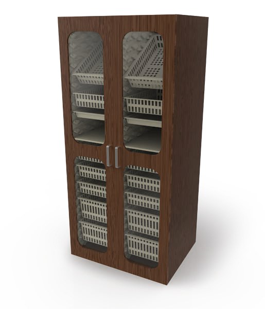 Tall 60-series (deep) medical storage cabinet UL60-6.5-GD-L/R