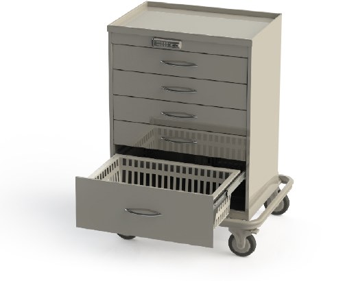 Standard medical procedure cart TKPS4100-B