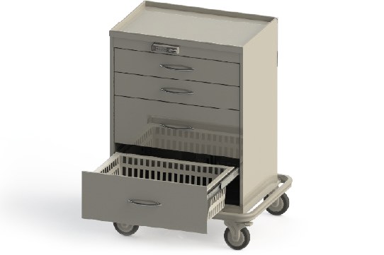 Standard medical procedure cart TKPS2200-B
