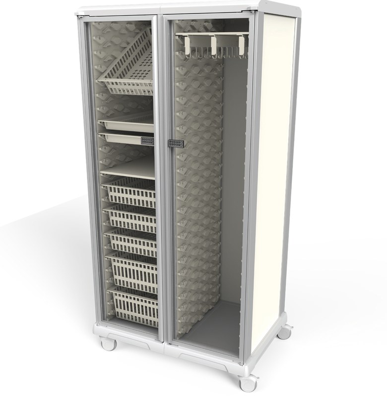 Tall Double-column (deep) medical storage cabinet UC60-6-GD-2