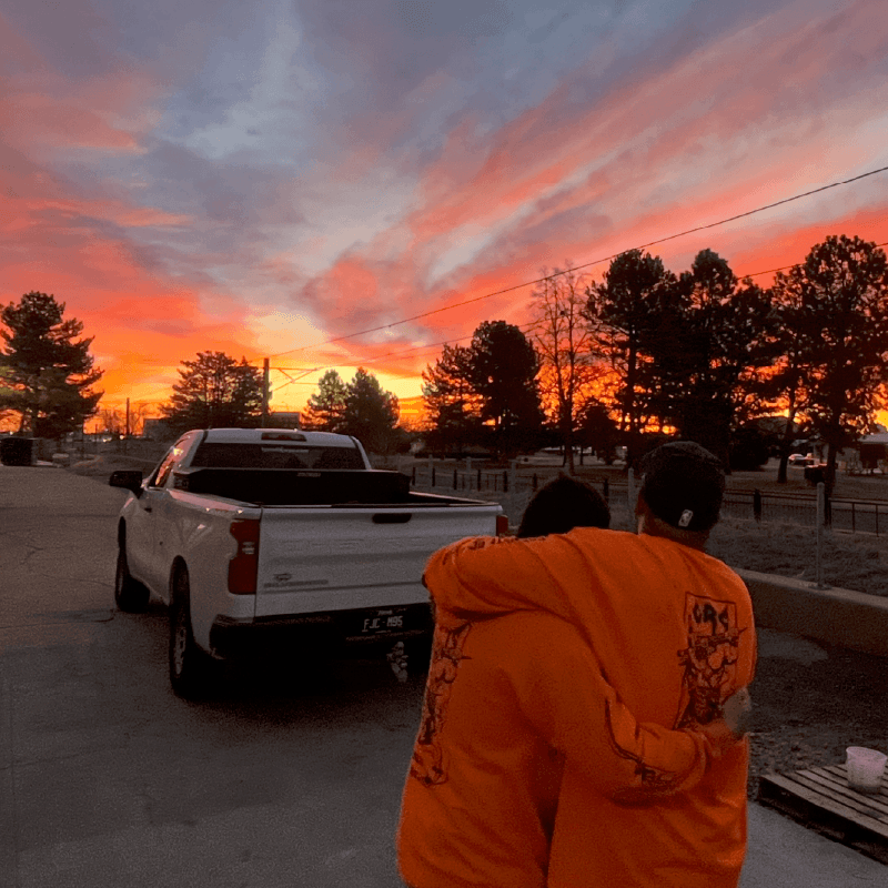 An ORC Concrete Solutions project at sunset