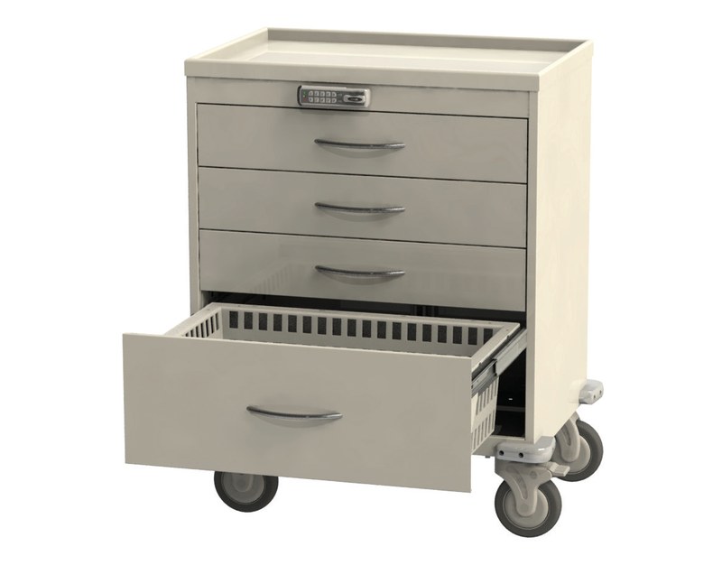 Compact medical procedure cart TKPS0310-B