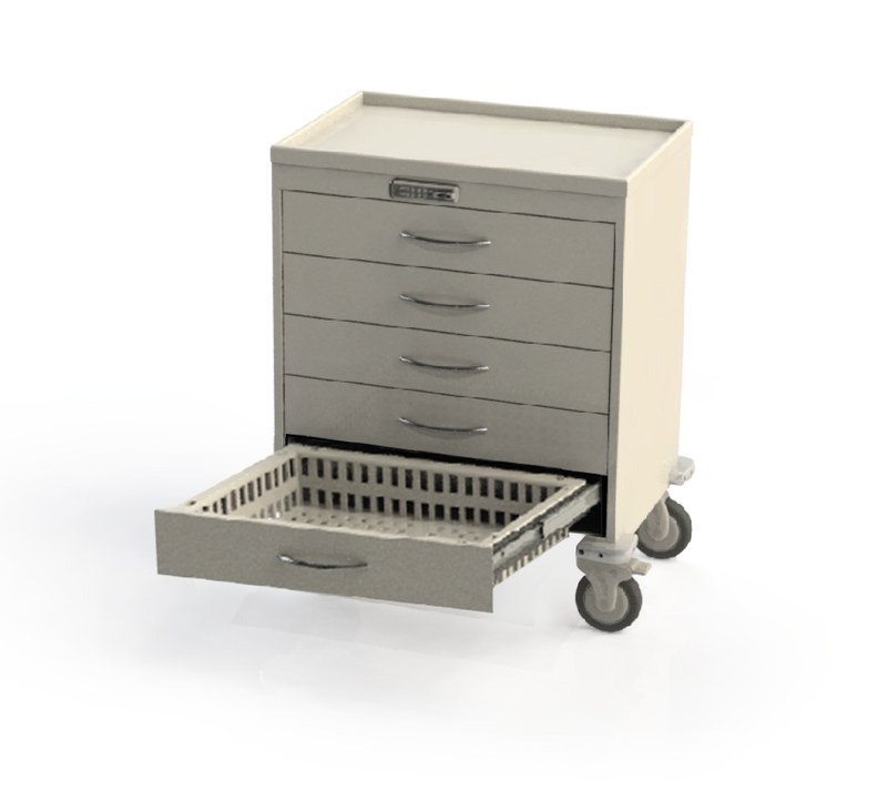 Compact medical procedure cart TKPS0500-B