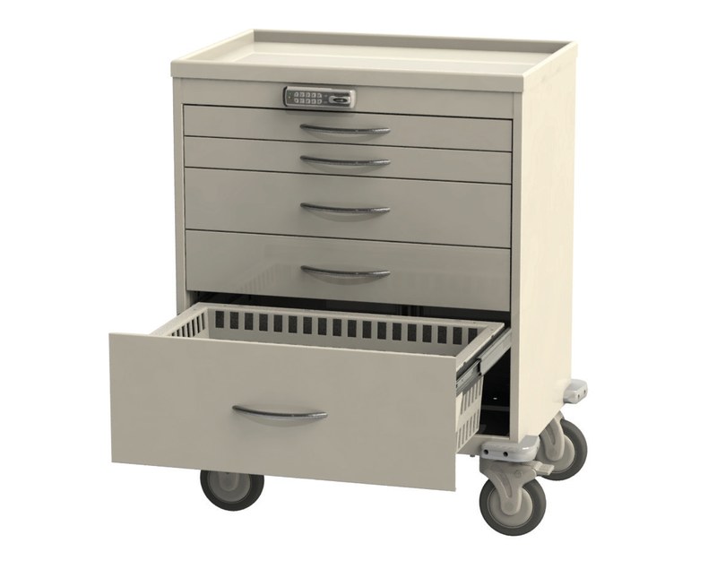 Compact medical procedure cart TKPS2210-B