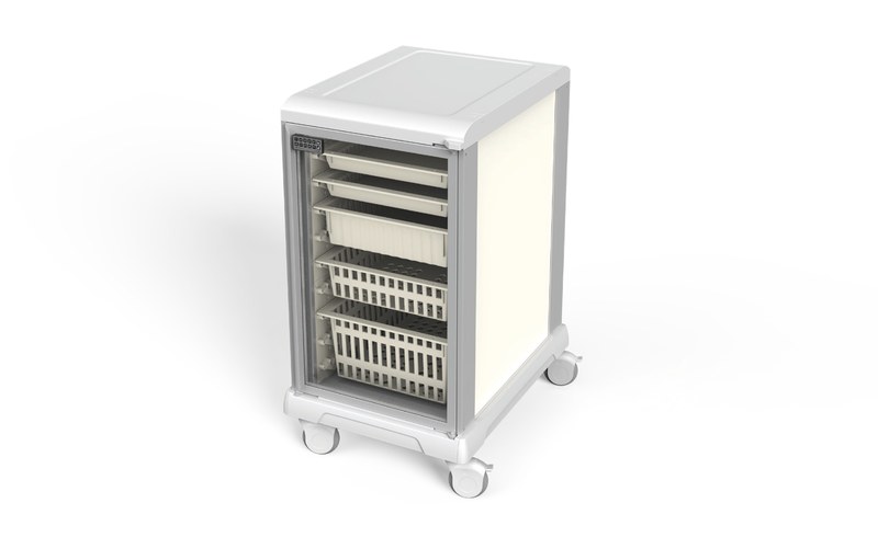 Short Single-column (deep) medical storage cabinet UC60-2.5-GD